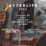 AfterLife en concert : Paris La Défense Arena à Nanterre le 13 Avril 2024