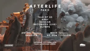 AfterLife en concert : Paris La Défense Arena à Nanterre le 13 Avril 2024