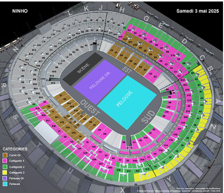 Billet concert Ninho Stade de France 2025