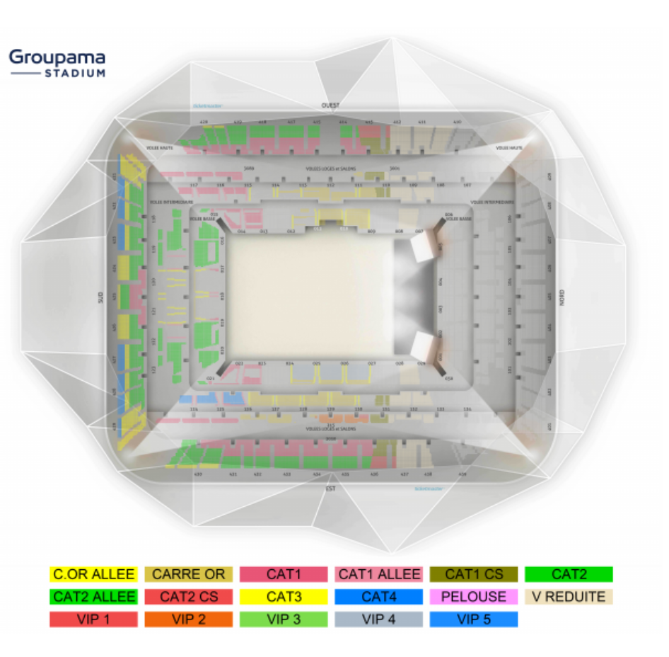 Concert Coldplay au Groupama Stadium de Lyon en 2024