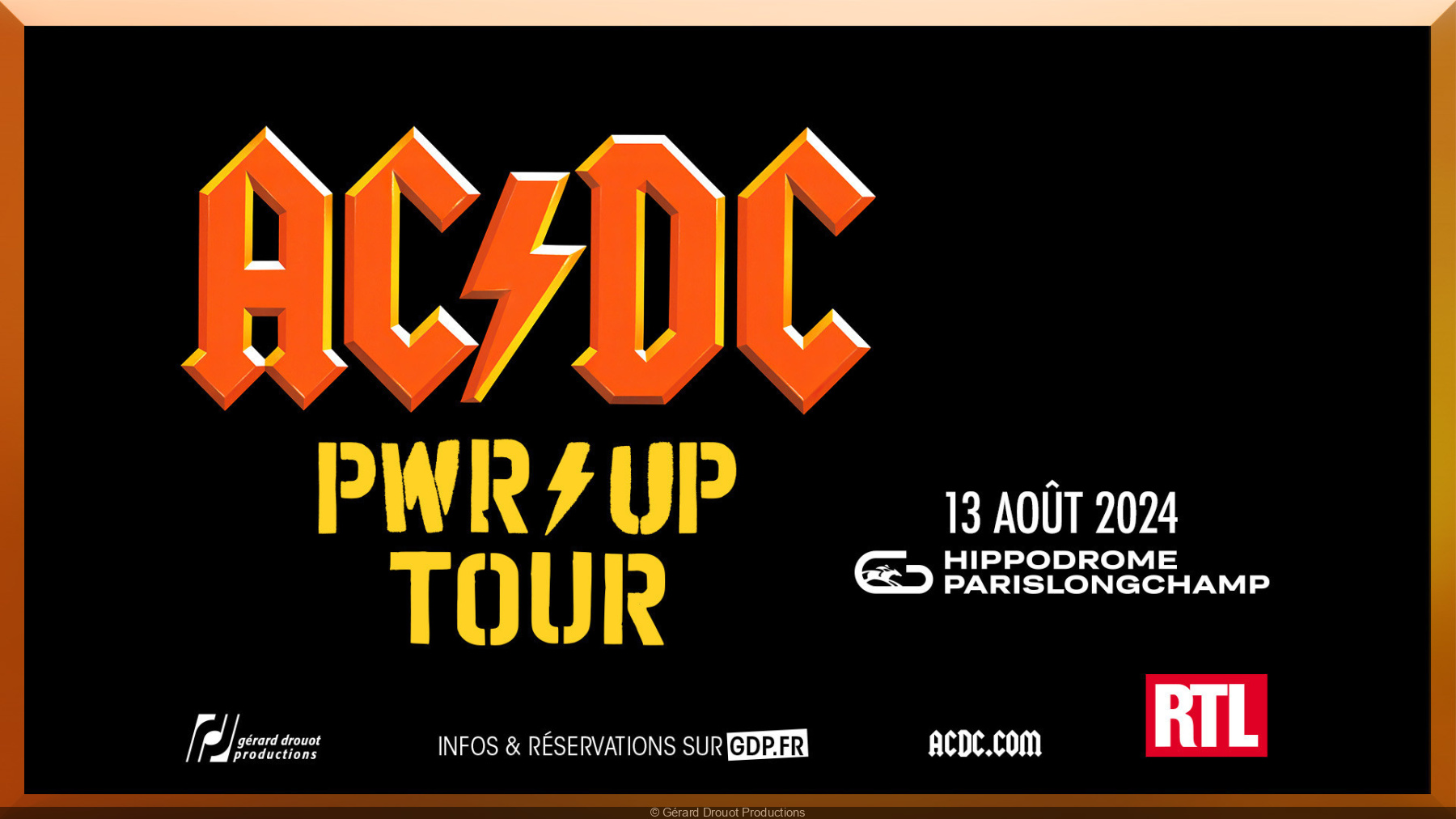 Concert AC/DC à Paris Mise en Vente des Billets le 16 Février 2024