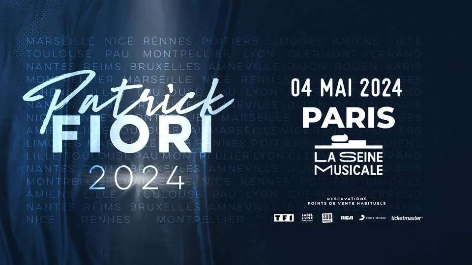 Concert Patrick Fiori à La Seine Musicale, Paris : Billets en Vente