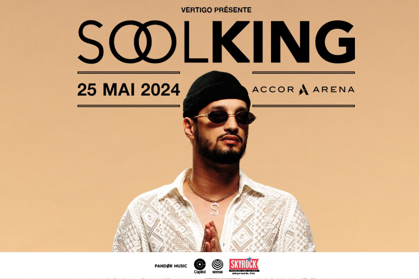 Concert Soolking à l’AccorArena de Paris le 25 mai 2024 : Mise en Vente des Billets le 28 avril 2023