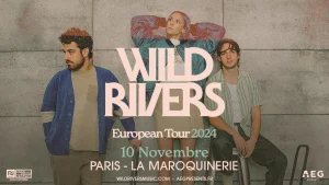 Concert Wild Rivers à La Maroquinerie, Paris : Billets le 10 novembre 2024