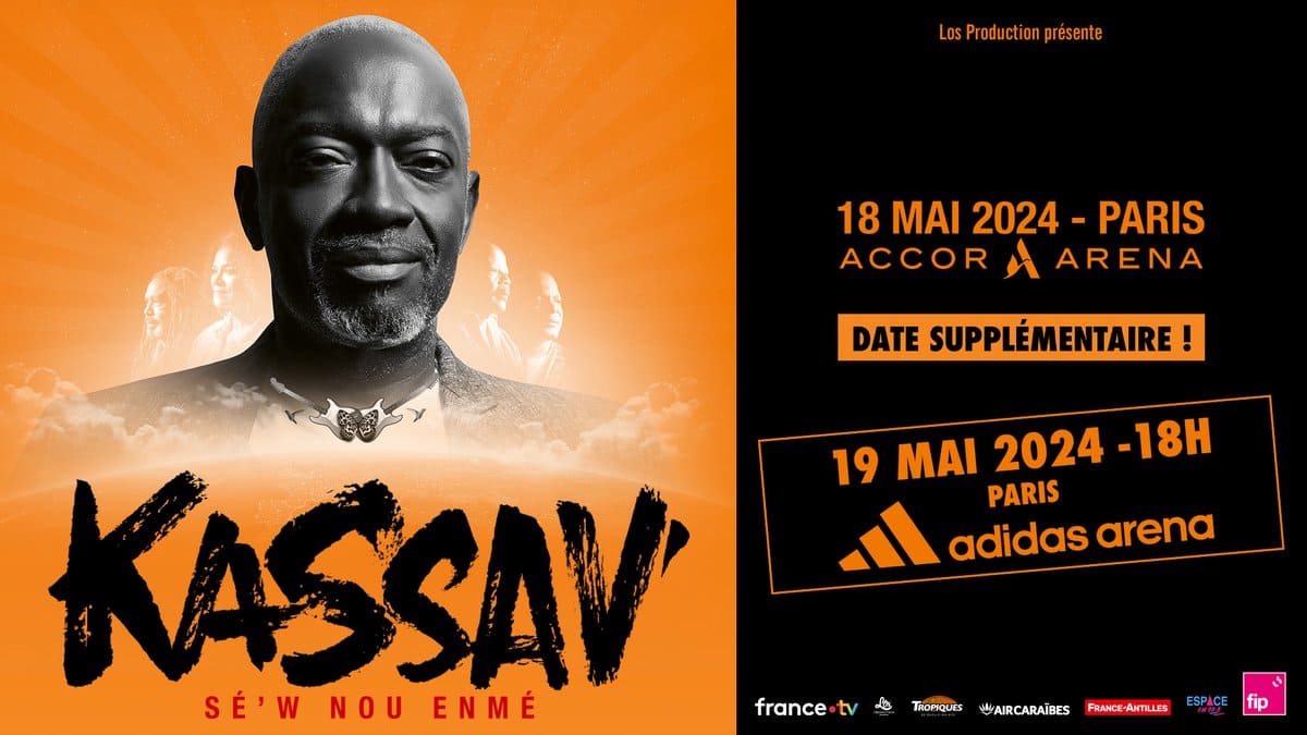 Concert Kassav à l’Adidas Arena, Paris : Nouvelle Date Annoncée !