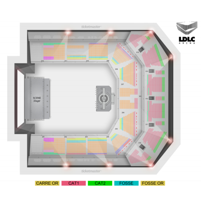 billet Justin Timberlake concert LDLC