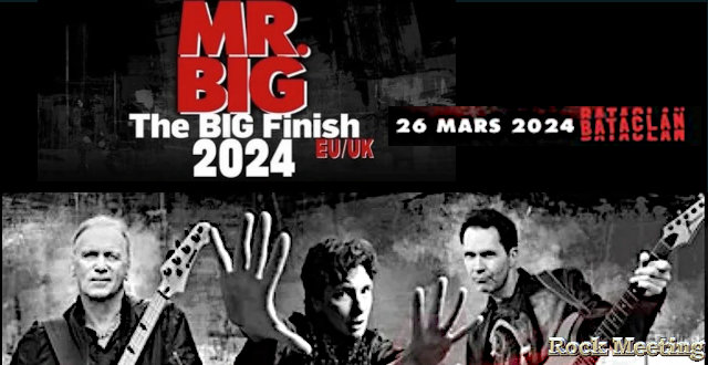 Concert Mr. Big à Paris : Mise en Vente des Billets le 8 Septembre 2023