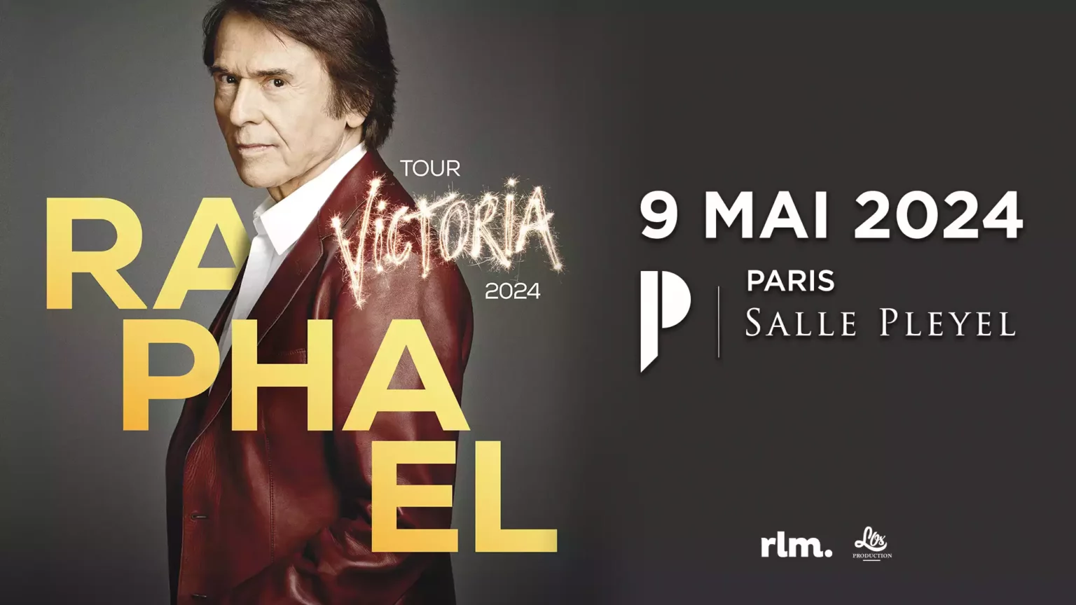 Concert avec Raphael à la Salle Pleyel à Paris : Mise en Vente et Catégories