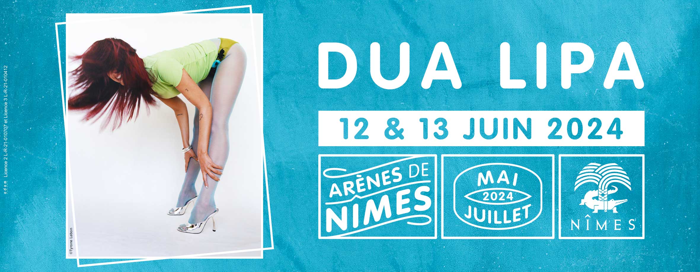 Concert avec Dua Lipa à l’Arène de Nîmes le 12 & 13 juin 2024 – Réservez vos Billets