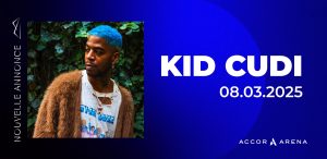 Concert avec Kid Cudi à l’Accor Arena de Paris le 8 mars 2025